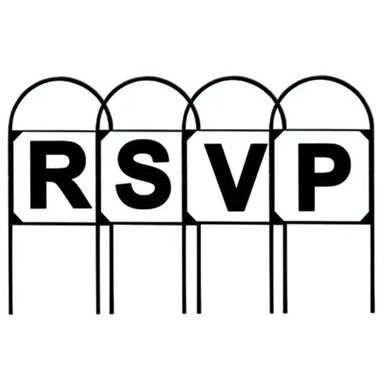 Set of 4 Dressage Letters (Stick in ground) (RSVP)