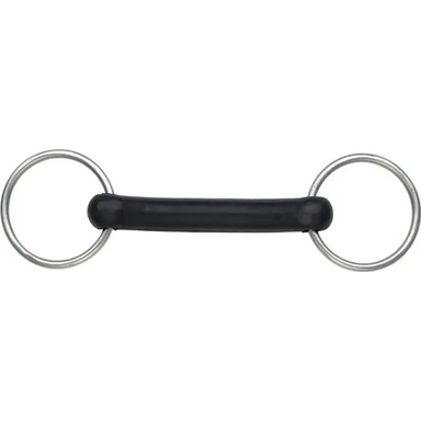 Shires Flexible Rubber Mouth Snaffle Bit