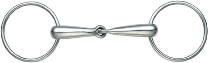 Shires Race Snaffle Hollow Mouth Bit