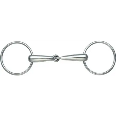Shires Race Snaffle Hollow Mouth Bit