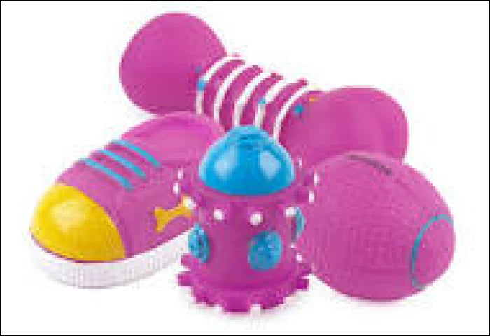 Small Bite Vinyl Dog Toy Selection 8cm