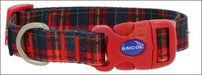 Soho Nylon Adjustable Dog Collar - 2 / Tartan