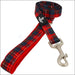 Soho Nylon Dog Lead - 100cm x 19mm - Tartan