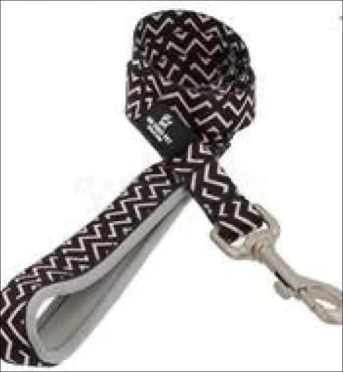 Soho Nylon Dog Lead - 100cm x 19mm - Zigzag