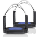 Sprenger HS Bow Balance Stirrups Anthracite with Blk/Blue