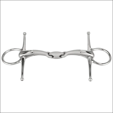 Sprenger Satinox Full Cheek Snaffle Double Jointed S/Steel