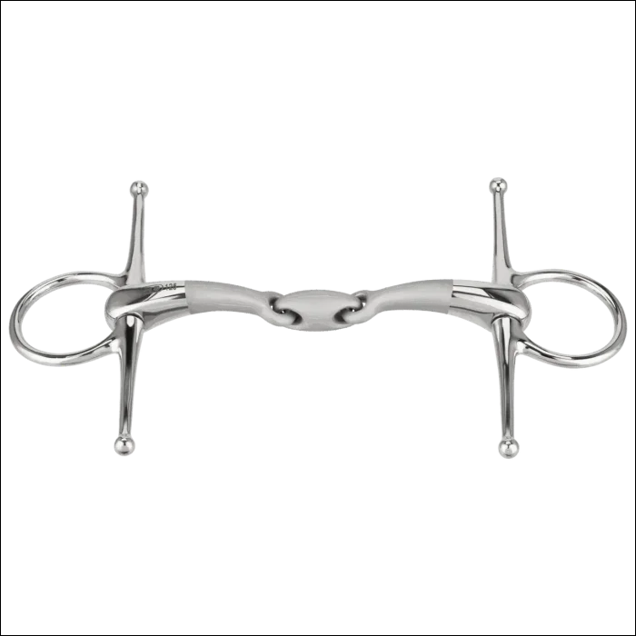 Sprenger Satinox Full Cheek Snaffle Double Jointed S/Steel