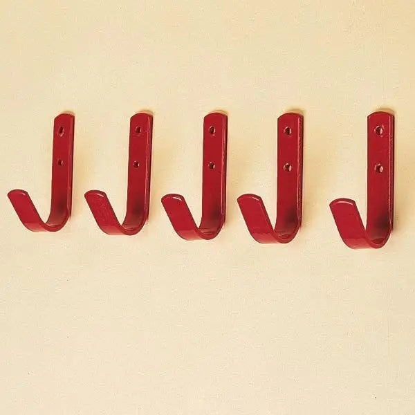 Stubbs Set of 5 Hooks - Red