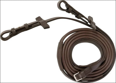 Stübben Rubber Reins - Pony / Brown