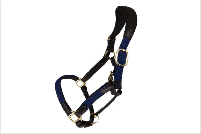 Tesoro Leather/Nylon Webbed Heacollar