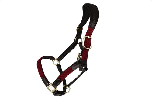 Tesoro Leather/Nylon Webbed Heacollar
