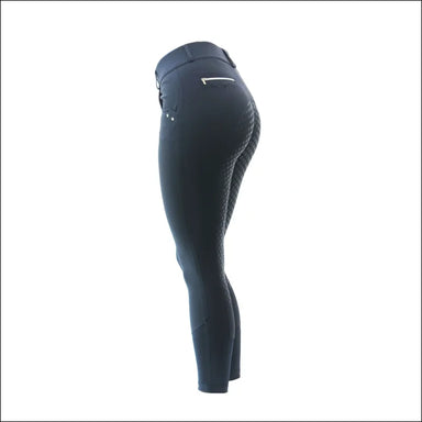 Tesoro Ricco Girls Full Seat Breeches - Navy / 7-8 Years