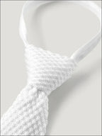 Tommy Hilfiger Adam Knit Tie With Zip - Optic White