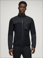 Tommy Hilfiger Mens Woodstock Fleece Jacket Desert Sky