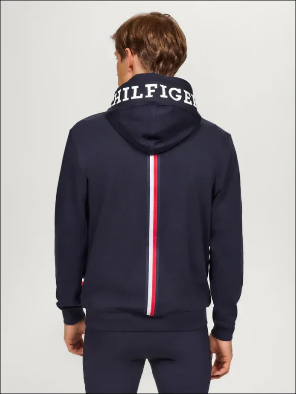 Tommy Hilfiger Mens Glenn Zip Up Hoodie