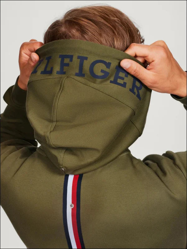 Tommy Hilfiger Mens Glenn Zip Up Hoodie