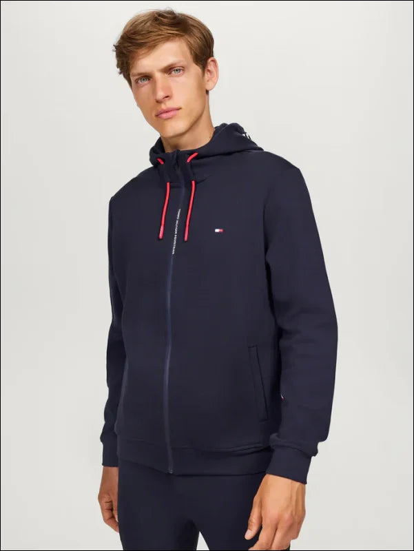Tommy Hilfiger Mens Glenn Zip Up Hoodie - Navy / XS