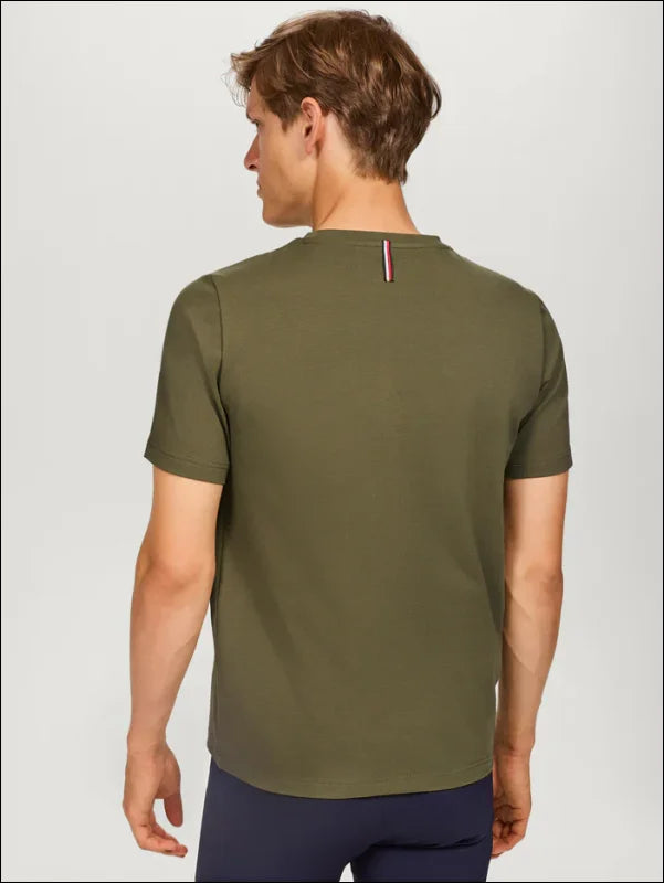 Tommy Hilfiger Mens Williamsburg Logo T-Shirt Short Sleeves