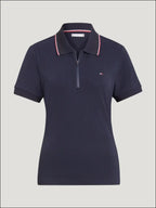 Tommy Hilfiger Womans Camden Zip Polo Shirt