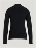 Tommy Hilfiger Womens Carol 1/4 Zip Riding Sweater Desert