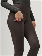 Tommy Hilfiger Womens Elmira Winter Full Grip Leggings Cacao