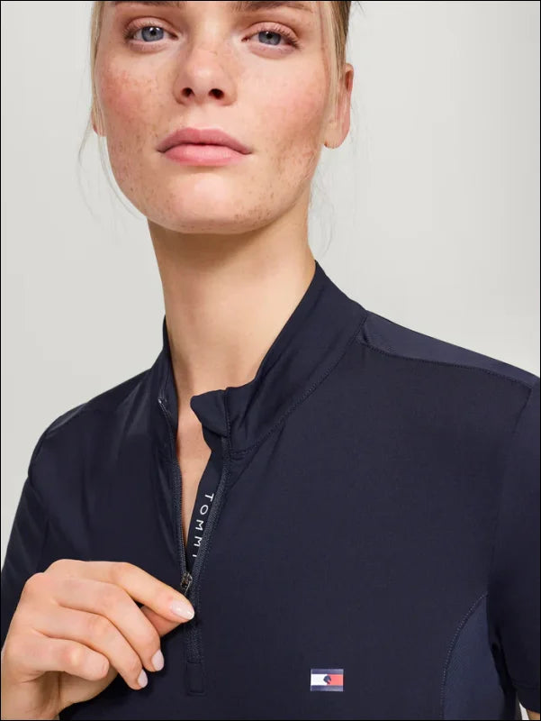 Tommy Hilfiger Womans Genoa Training Top - Desert Sky