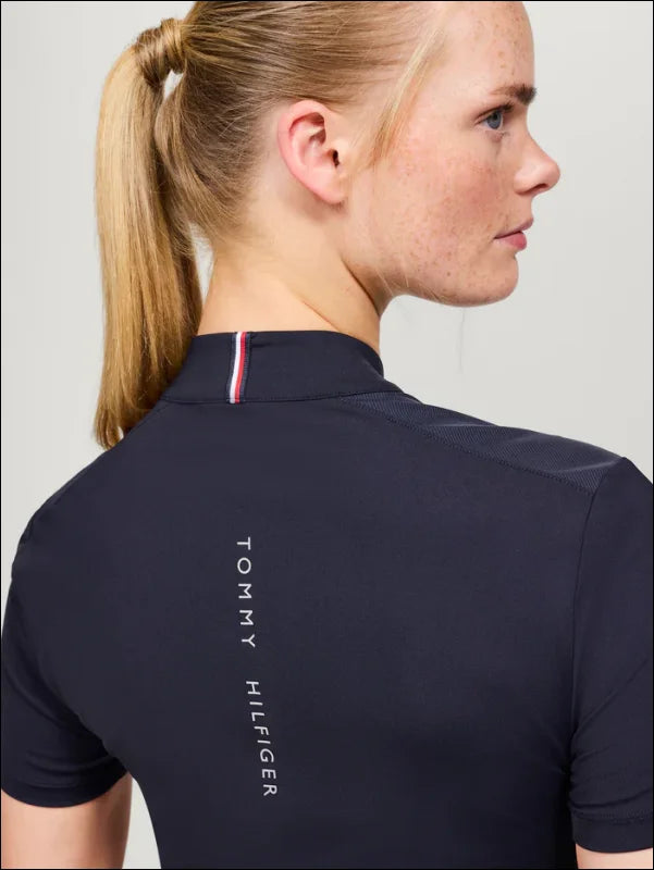 Tommy Hilfiger Womans Genoa Training Top - Desert Sky