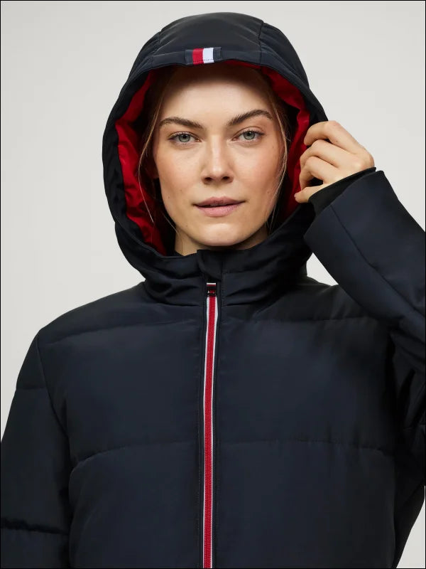 Tommy Hilfiger Womens Sidney Puffer Jacket Desert Sky