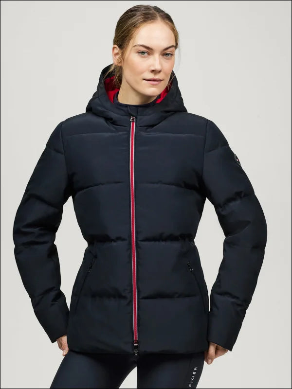 Tommy Hilfiger Womens Sidney Puffer Jacket Desert Sky