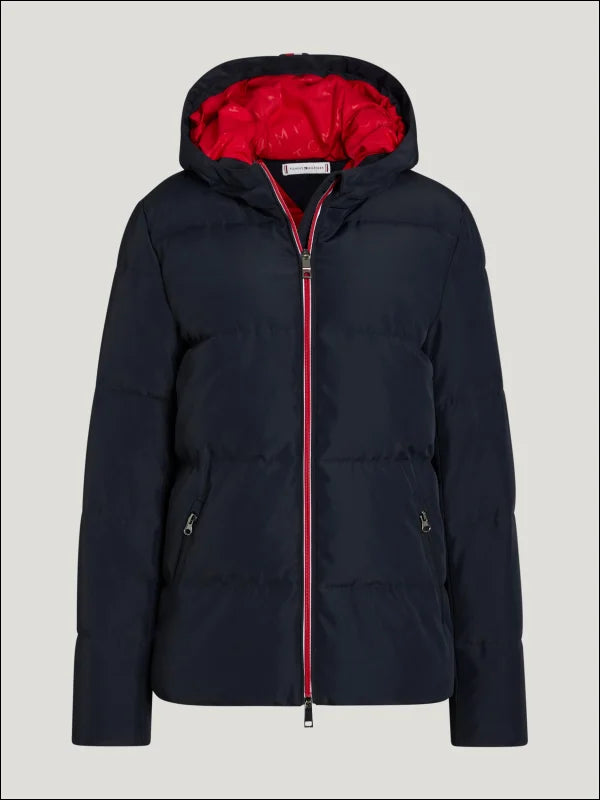Tommy Hilfiger Womens Sidney Puffer Jacket Desert Sky