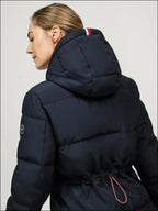Tommy Hilfiger Womens Sidney Puffer Jacket Desert Sky
