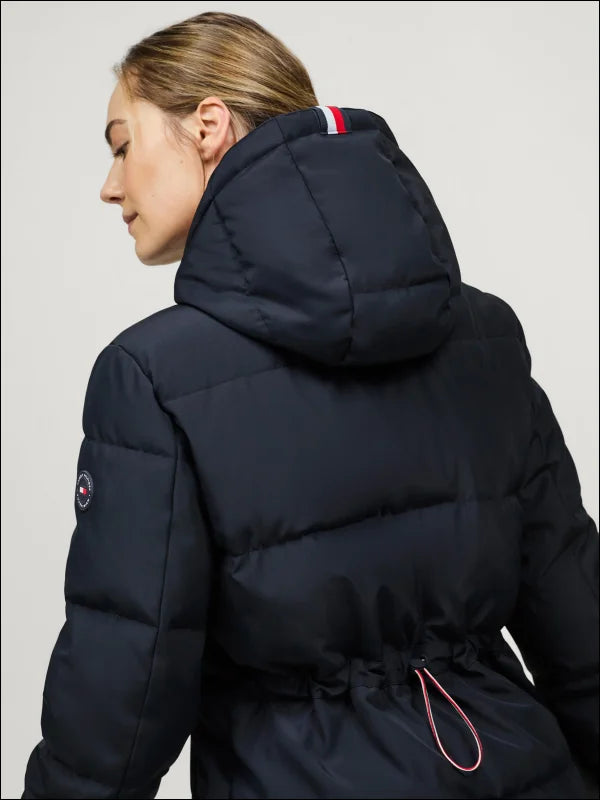 Tommy Hilfiger Womens Sidney Puffer Jacket Desert Sky