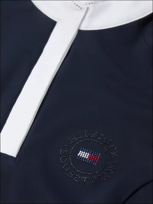 Tommy Hilfiger Womens Taylor Rhinestone Show Shirt