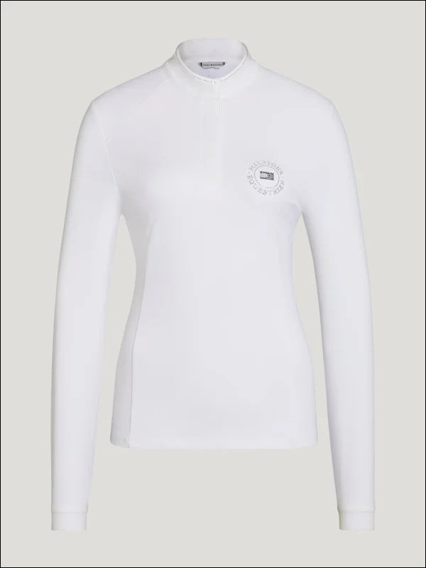 Tommy Hilfiger Womens Taylor Rhinestone Show Shirt