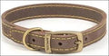 Timberwolf Leather Dog Collar - 16 / Sable