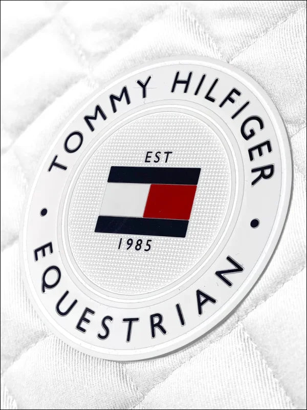 Tommy Hilfiger Global Waffle Dressage Saddle Pad - White