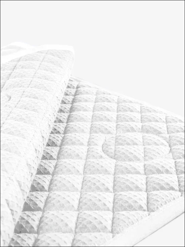 Tommy Hilfiger Global Waffle Dressage Saddle Pad - White