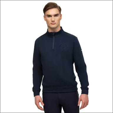 Tommy Hilfiger Men Dallas 1/4 Zip Sweatshirt Desert Sky