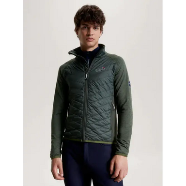 Tommy Hilfiger Mens Thermo Hybrid Jacket Putting - Green