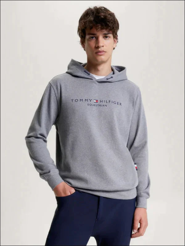 Tommy Hilfiger Mens Williamsburg Graphic Hoodie - Grey