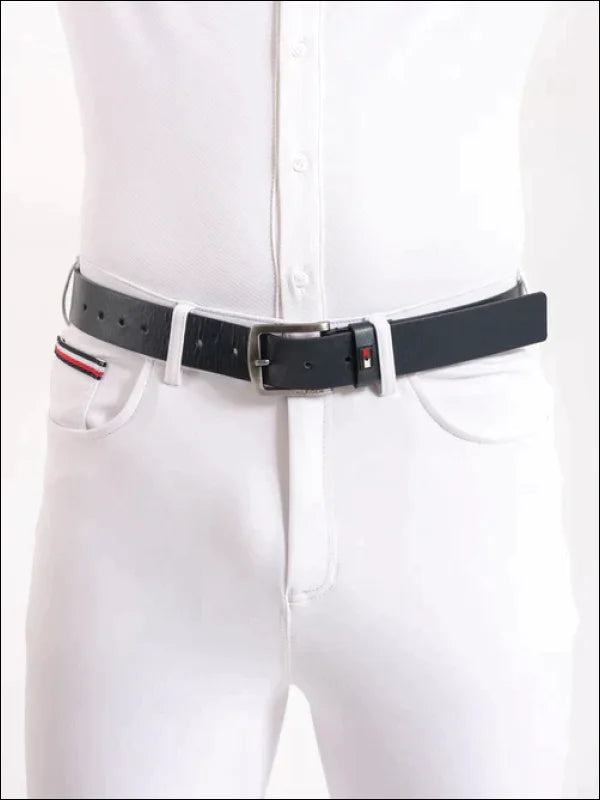 Tommy Hilfiger Palermo Faux Leather Embroidered Belt