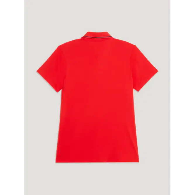 Tommy Hilfiger Womans Harlem Short Sleeve Logo Polo Shirt