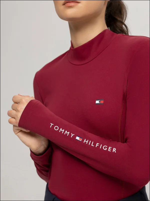 Tommy Hilfiger Womens High Neck Long Sleeve Baselayer