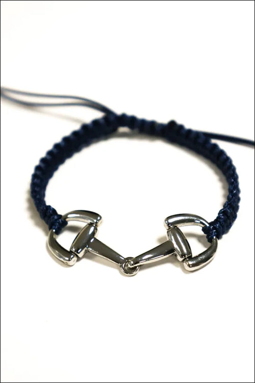 TRI Bracelet with Silver snaffle bit