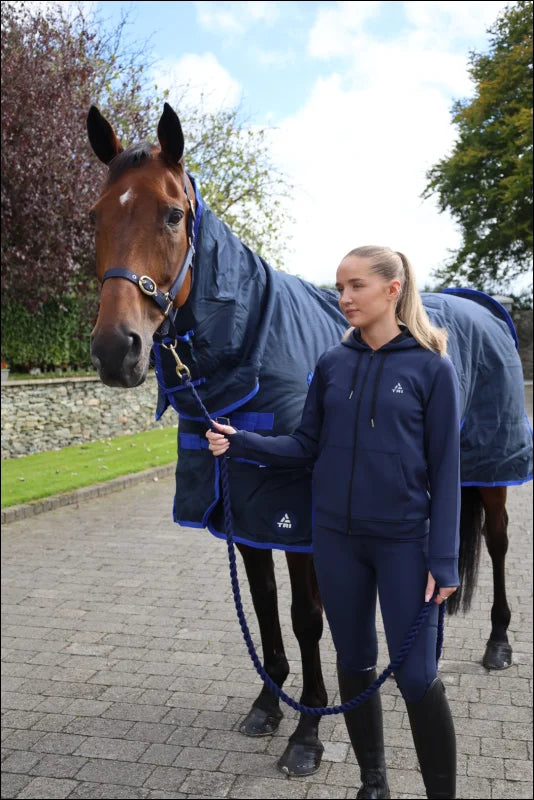 TRI Equestrian Adults Hoody Navy