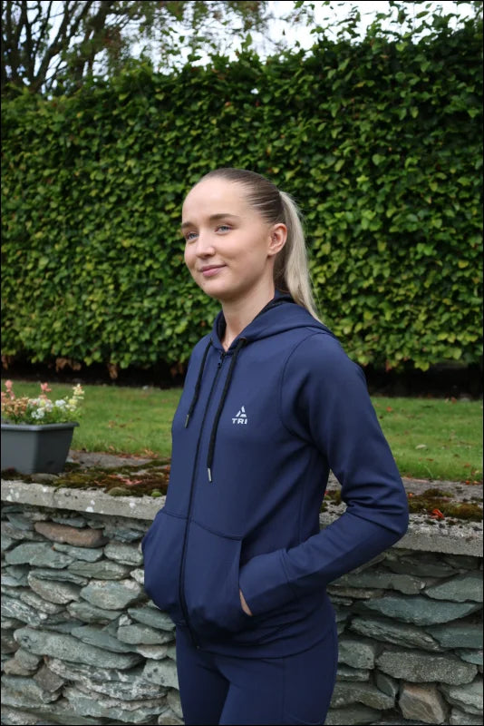 TRI Equestrian Adults Hoody Navy