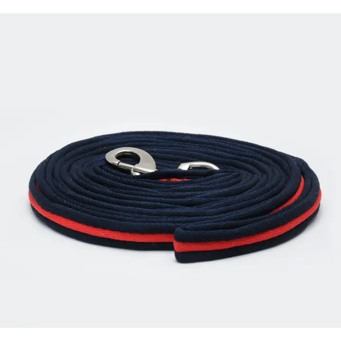Turfmaster 24ft Padded Lunge Line - Navy\Red