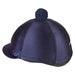 Turfmaster Lycra Hat Silk with PomPom - Navy