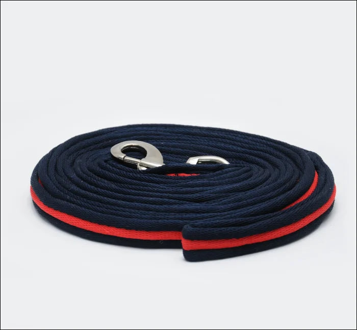 Turfmasters 24ft Padded Lunge Line - Navy\Red