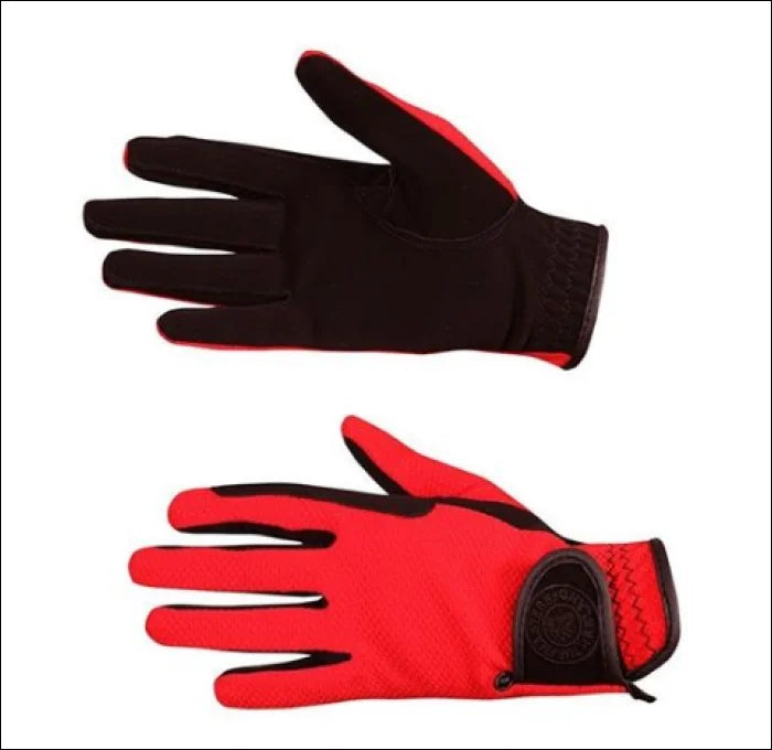 Turfmasters 925 Adult Gloves - Red / XS